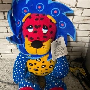 Rimba’s Island Paquito lion plush Russ 1994 Rare Plush Stuffed Animal Toy